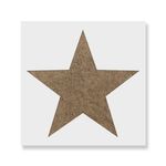 Casa si Gradina - Decoratiuni - DIY - Sabloane decorative pereti - Sablon Perete vopsire, tencuiala 0.7mm Stea model MXSP7446, 400 x 400 mm - Infinity.ro