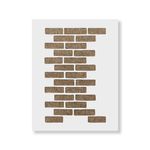 Casa si Gradina - Decoratiuni - DIY - Sabloane decorative pereti - Sablon Perete vopsire, tencuiala 900x600x0.7mm Brick Refolosibil, model MXSP7067 - Infinity.ro