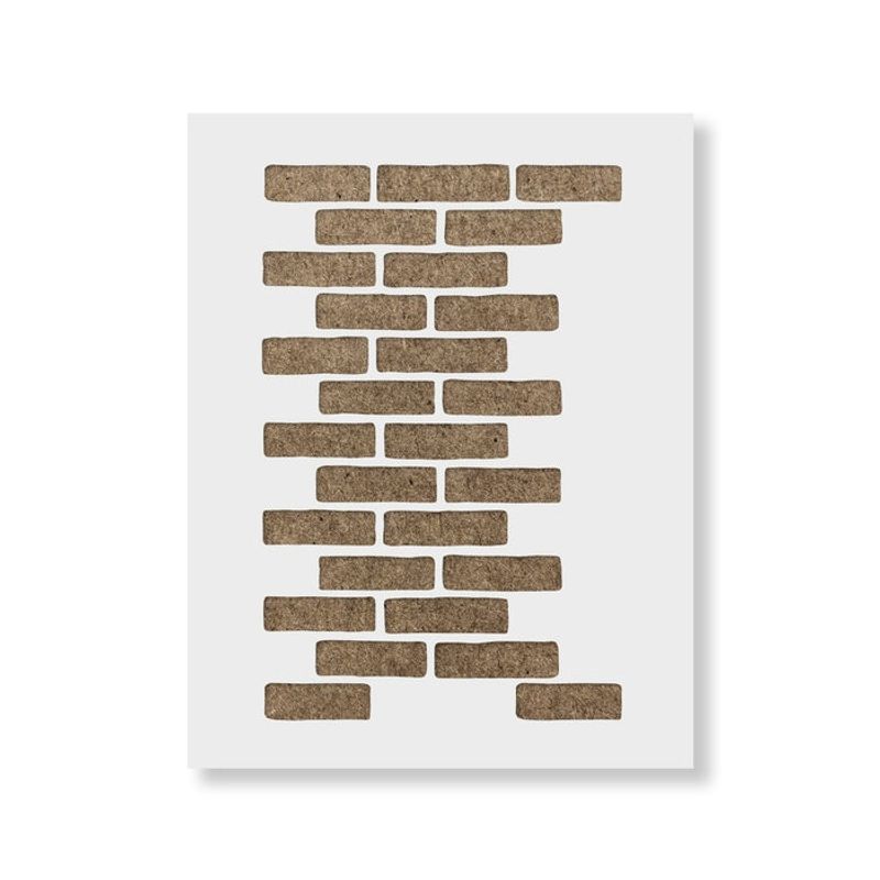 Casa si Gradina - Decoratiuni - DIY - Sabloane decorative pereti - Sablon Perete vopsire, tencuiala 900x600x0.7mm Brick Refolosibil, model MXSP7067 - Infinity.ro