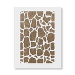 Casa si Gradina - Decoratiuni - DIY - Sabloane decorative pereti - Sablon Perete vopsire, tencuiala 900x600x0.7mm Rock Wall Refolosibil, model MXSP7108 - Infinity.ro