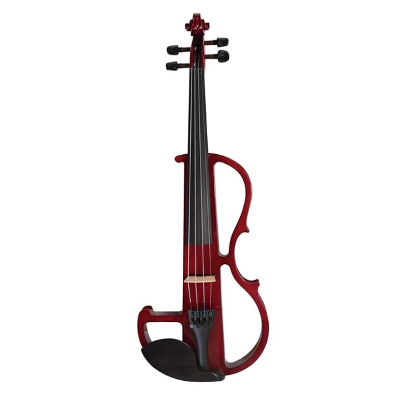 TV, Audio-Video si Foto - Instrumente muzicale - Instrumente clasice - Vioara electrica silentioasa 4/4, Lemn Masiv Visiniu - Infinity.ro