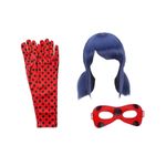 Jucarii, Copii si Bebe - Jucarii si jocuri - Jucarii de rol - Masti si costume copii - Set accesorii costum Buburuza, peruca, masca, manusi, marime universala - Infinity.ro