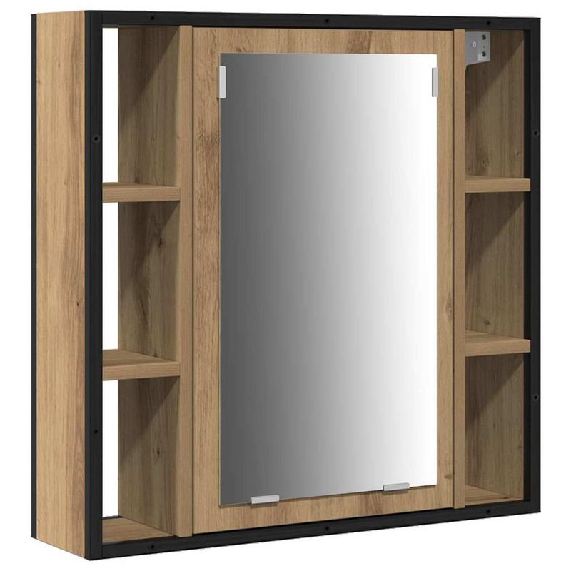 Casa si Gradina - Mobilier - Seturi de mobilier - Seturi baie - Set toaleta 3 piese  din lemn de stejar facut manual - Infinity.ro