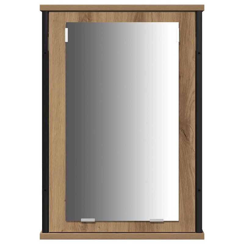 Casa si Gradina - Mobilier - Seturi de mobilier - Seturi baie - Set de mobila pentru baie in 4 piese, facut din lemn de stejar artizanal si lemn prelucrat - Infinity.ro