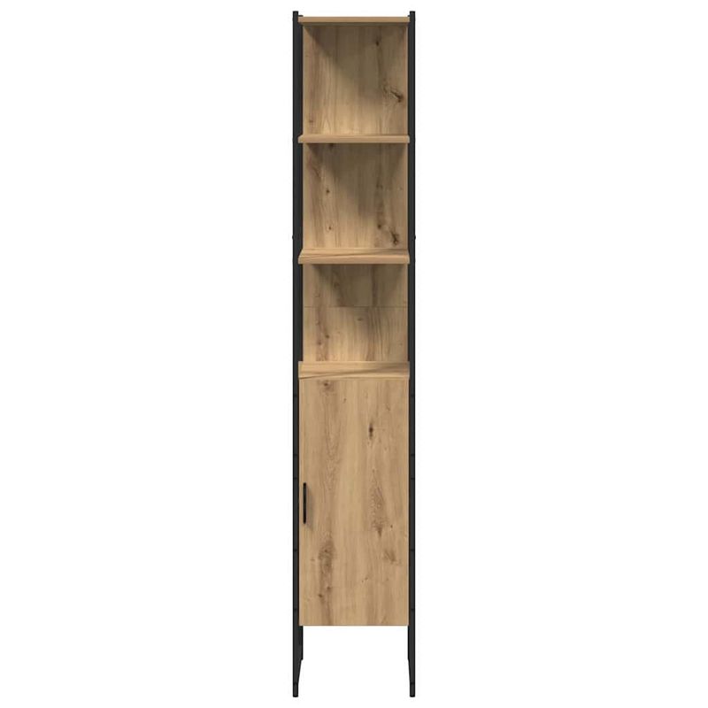 Casa si Gradina - Mobilier - Seturi de mobilier - Seturi baie - Set de mobila pentru baie in 4 piese, facut din lemn de stejar artizanal si lemn prelucrat - Infinity.ro