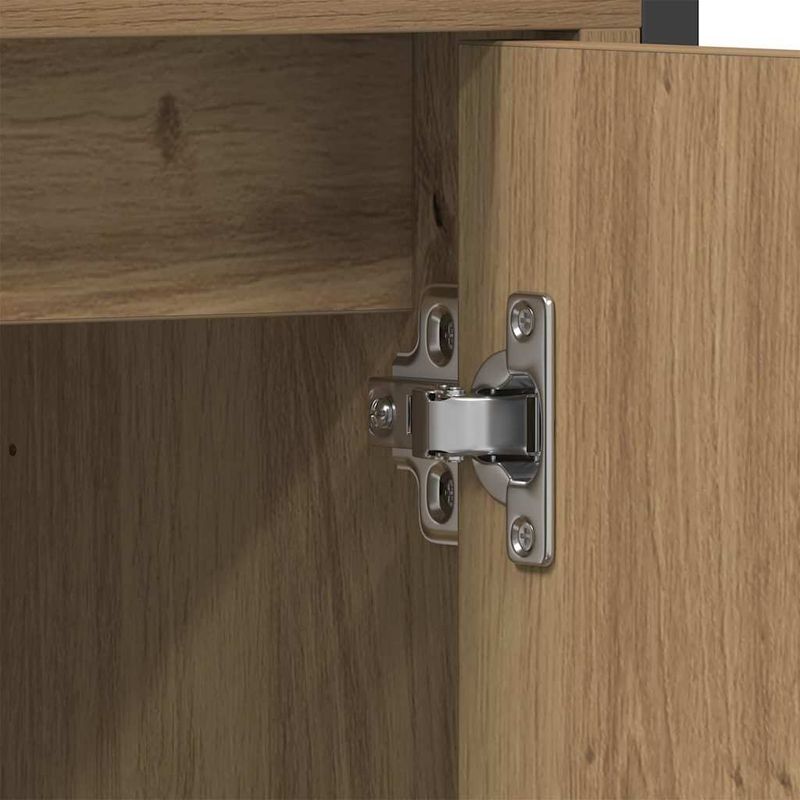 Casa si Gradina - Mobilier - Seturi de mobilier - Seturi baie - Set de mobila pentru baie in 4 piese, facut din lemn de stejar artizanal si lemn prelucrat - Infinity.ro