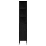 Casa si Gradina - Mobilier - Seturi de mobilier - Seturi baie - Set Mobilier Baie de 4 Piese in Stejar Negru si Lemn Prelucrat - Infinity.ro