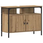 Casa si Gradina - Mobilier - Seturi de mobilier - Seturi baie - Set baie 4 piese din stejar artisan - Infinity.ro