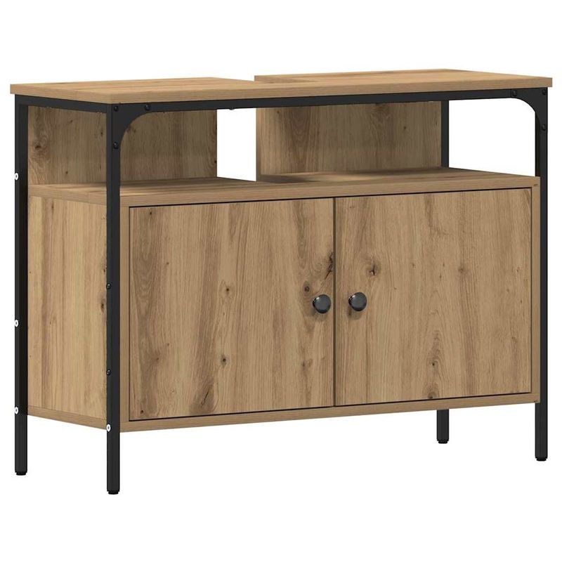 Casa si Gradina - Mobilier - Seturi de mobilier - Seturi baie - Set baie 4 piese din stejar artisan - Infinity.ro