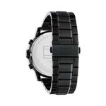 Fashion, accesorii si bijuterii - Barbati - Bijuterii barbati - Ceasuri barbati - Tommy Hilfiger Ceas pentru bărbați 1792049 Jameson, negru cu cadran albastru marin, mecanism Epson VX9NE Quartz - Infinity.ro