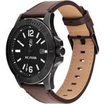 Fashion, accesorii si bijuterii - Barbati - Bijuterii barbati - Ceasuri barbati - Tommy Hilfiger Ceas pentru bărbați 1710530 Ryan, negru cu cadran negru, mecanism Epson VX42E Quartz - Infinity.ro
