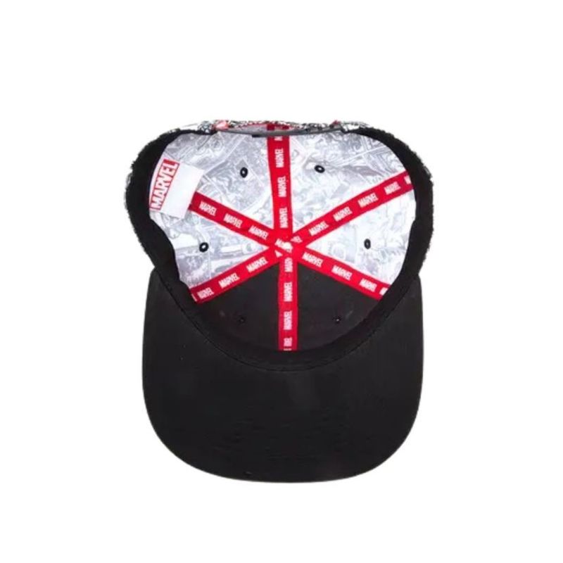 Fashion, accesorii si bijuterii - Copii - Accesorii copii - Caciuli si palarii copii - Sapca reglabila, pentru baieti, Marvel - Classic Red and White, 19x16x11 cm, brand Difuzed - Infinity.ro