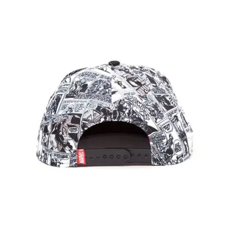 Fashion, accesorii si bijuterii - Copii - Accesorii copii - Caciuli si palarii copii - Sapca reglabila, pentru baieti, Marvel - Classic Red and White, 19x16x11 cm, brand Difuzed - Infinity.ro