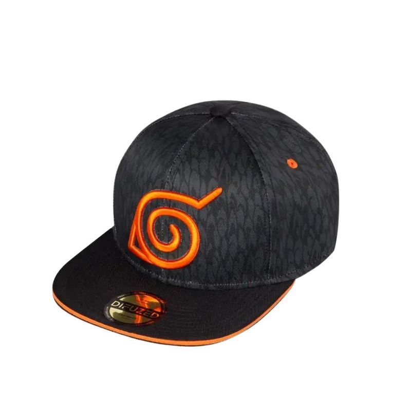 Fashion, accesorii si bijuterii - Copii - Accesorii copii - Caciuli si palarii copii - Sapca reglabila, pentru baieti, Naruto Shippuden - Badge, 18x16x12 cm, brand Difuzed - Infinity.ro