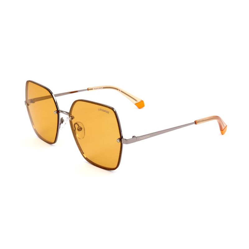 Fashion, accesorii si bijuterii - Femei - Accesorii femei - Ochelari de soare femei - Ochelari de soare Polaroid PLD 4091/S-KWY-58 Femei,Pătrat cu lentile polarizate portocalii - Infinity.ro