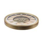 Casa si Gradina - Decoratiuni - Ceasuri - Ceas de Perete Vintage Auriu cu Mecanism Rotativ – Ø50,7 cm - Infinity.ro