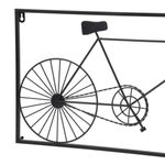 Casa si Gradina - Decoratiuni - Ceasuri - Ceas de perete decorativ cu design bicicleta – metal si MDF, 60x32 cm - Infinity.ro