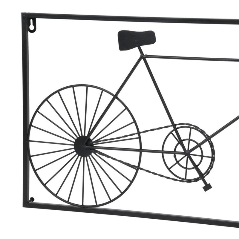 Casa si Gradina - Decoratiuni - Ceasuri - Ceas de perete decorativ cu design bicicleta – metal si MDF, 60x32 cm - Infinity.ro