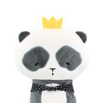 Jucarii, Copii si Bebe - Carucioare si articole de transport - Accesorii transport copii - Perna pentru centura de siguranta copii, model Panda, Giftdesign, 48x28 cm, microfibra + bumbac PP - Infinity.ro