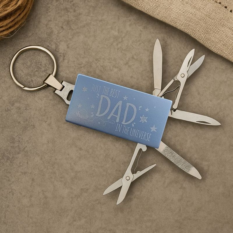 Fashion, accesorii si bijuterii - Copii - Accesorii copii - Alte accesorii copii - Breloc Multifunctional Nekupto – Just the Best Dad in the Universe - Infinity.ro