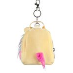 Fashion, accesorii si bijuterii - Copii - Accesorii copii - Alte accesorii copii - Breloc mini-rucsac, Squishmallows, leul Leonard, multicolor pastel, 11x9x5 cm, brand Difuzed - Infinity.ro