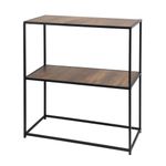 Casa si Gradina - Mobilier - Biblioteci si rafturi - Rafturi - Mobilier multifunctional, 2 niveluri, metal + MDF, 70x31x85 cm - Infinity.ro