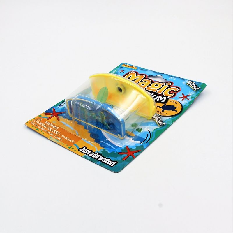 Jucarii, Copii si Bebe - Jucarii si jocuri - Jucarii & jocuri educative - Jocuri si jucarii educative - Mini acvariu Magic Aquarium broscute testoase - Rosu - Infinity.ro