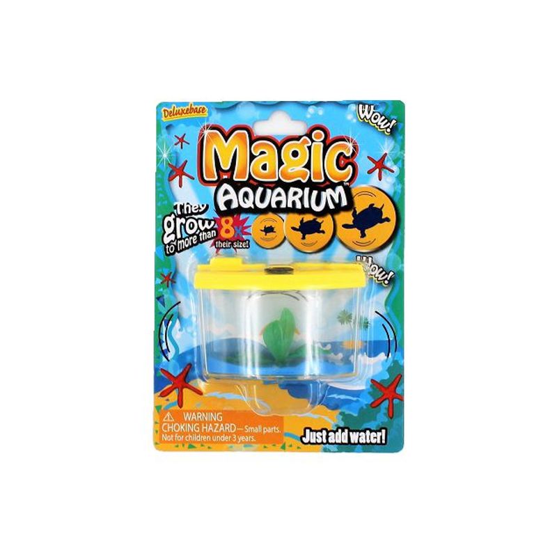 Jucarii, Copii si Bebe - Jucarii si jocuri - Jucarii & jocuri educative - Jocuri si jucarii educative - Mini acvariu Magic Aquarium broscute testoase - Rosu - Infinity.ro