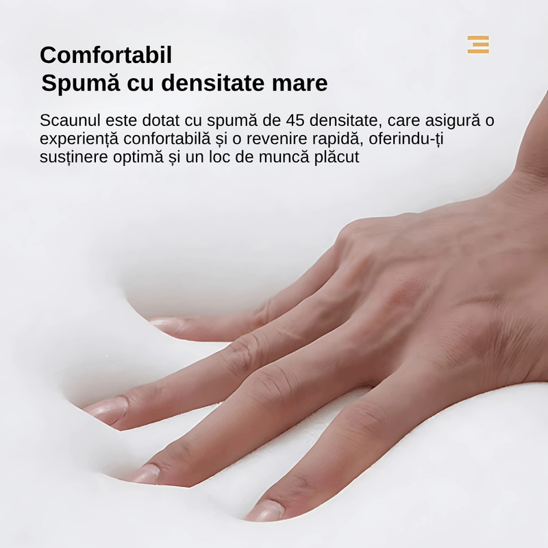 Casa si Gradina - Mobilier - Scaune si fotolii - Scaune - Scaun birou, directorial, material piele PU HD, suport ergonomic pentru cap si gat, functie de leganare, cotiere moi - Infinity.ro