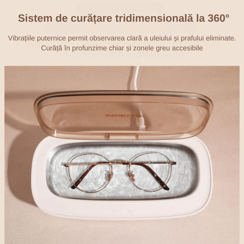 Ingrijire personala si Cosmetice - Sanatate si wellness - Aparate medicale - Dispozitive si accesorii medicale uz casnic - Aparat de Curatare Bijuterii cu Ultrasunete LUDORA®, Inox, 45kHz, 4 Moduri de Curatare, Sterilizare si Dezinfectare - Infinity.ro