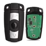 Auto si Moto - Electronice auto - Sisteme de inchidere centralizata - Cheie auto completa programabila Techstar, compatibila BMW seria 1/3/5/7/X5/X6 CAS3, 433MHz, 3 butoane, chip PCF7953 - Infinity.ro