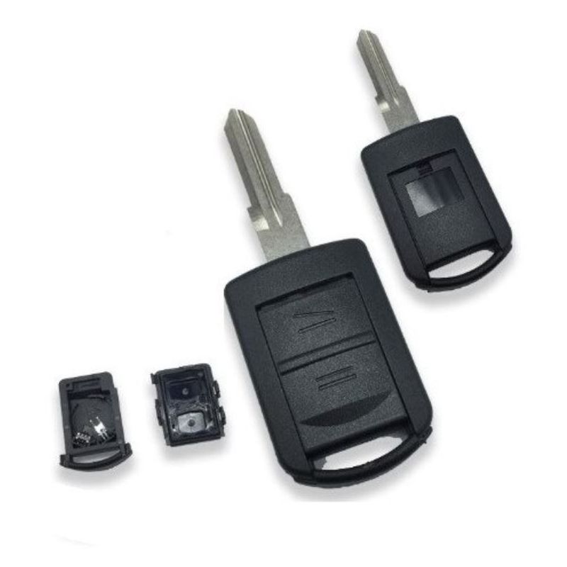 Auto si Moto - Electronice auto - Accesorii electronice auto - Carcasa cheie auto Techstar cu 2 butoane si lama cu canelura stanga – compatibila Opel Corsa C, Combo, Meriva A, Tigra - Infinity.ro