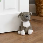 Casa si Gradina - Constructii - Usi interior, exterior si garaj - Accesorii usi - Opritor usa decorativ H&S Collection, catel gri inchis, 1 kg - Infinity.ro