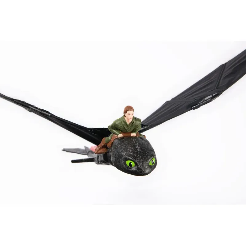 Jucarii, Copii si Bebe - Jucarii si jocuri - Figurine - Cum Sa Iti Dresezi Dragonul Figurina Dragon Toothless Zburator Cu Telecomanda - Infinity.ro