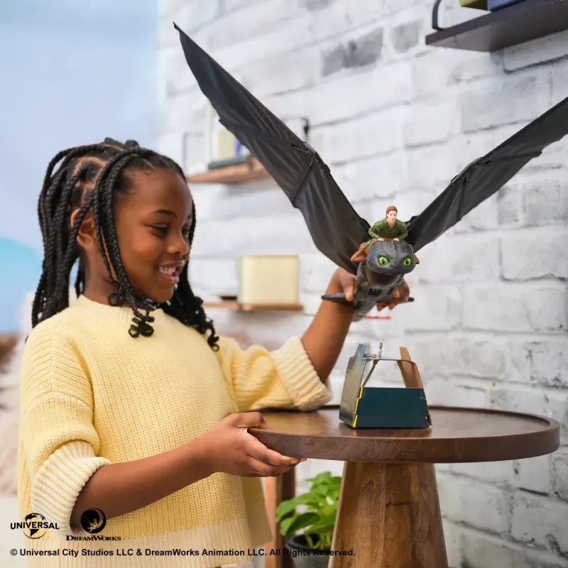 Jucarii, Copii si Bebe - Jucarii si jocuri - Figurine - Cum Sa Iti Dresezi Dragonul Figurina Dragon Toothless Zburator Cu Telecomanda - Infinity.ro