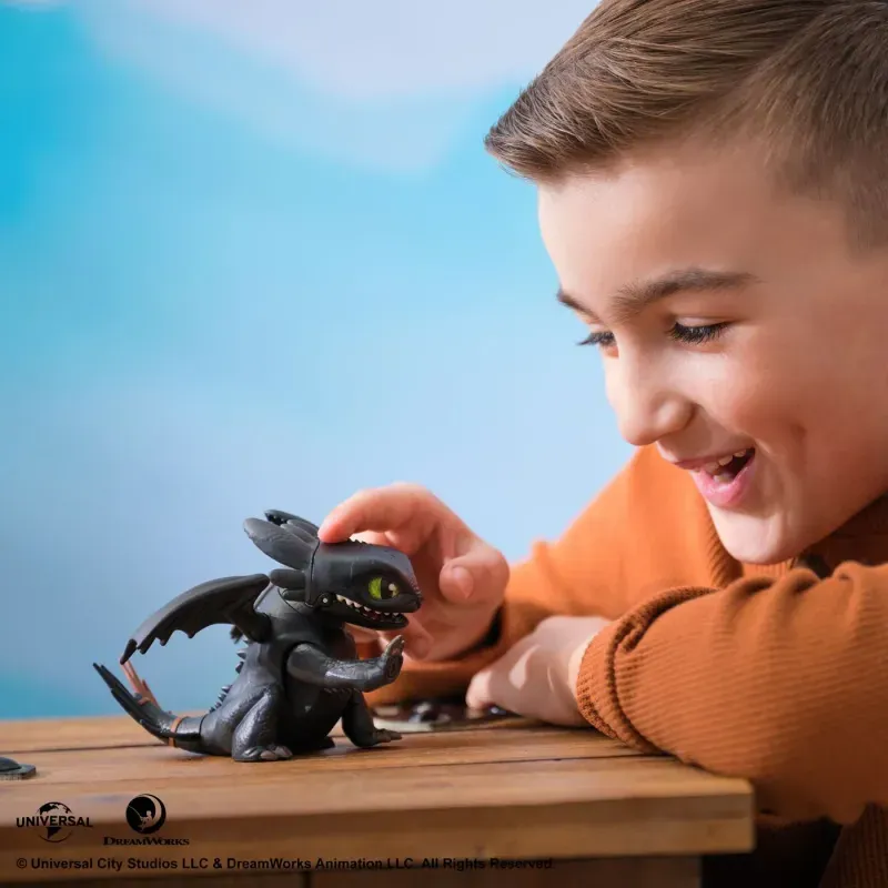 Jucarii, Copii si Bebe - Jucarii si jocuri - Figurine - Cum Sa Iti Dresezi Dragonul Figurina Dragon Toothless Cu Sunete - Infinity.ro