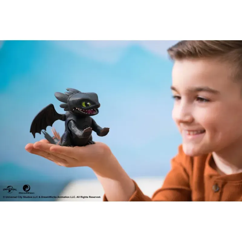 Jucarii, Copii si Bebe - Jucarii si jocuri - Figurine - Cum Sa Iti Dresezi Dragonul Figurina Dragon Toothless Cu Sunete - Infinity.ro