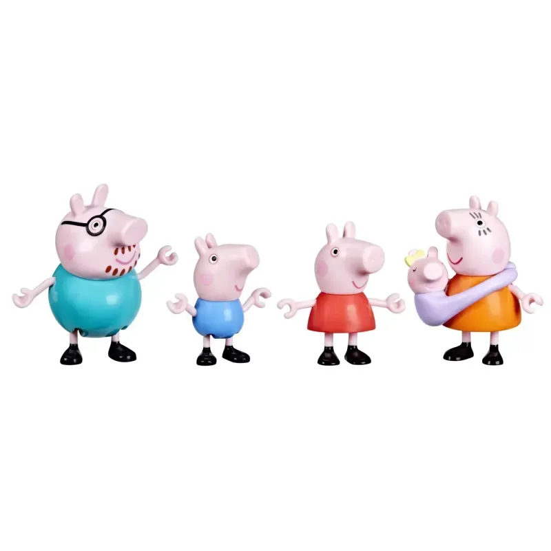 Jucarii, Copii si Bebe - Jucarii si jocuri - Figurine - Peppa Pig Set 5 Figurine Familia Peppa - Infinity.ro