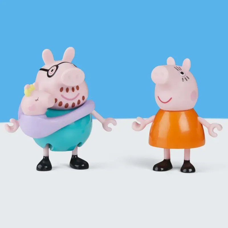 Jucarii, Copii si Bebe - Jucarii si jocuri - Figurine - Peppa Pig Set 5 Figurine Familia Peppa - Infinity.ro