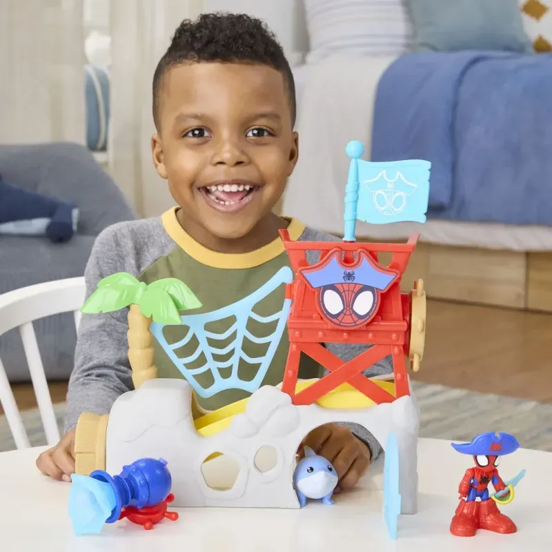 Jucarii, Copii si Bebe - Jucarii si jocuri - Figurine - Spidey Si Prietenii Lui Uimitori Marvel Water Webs Insula Lui Spidey - Infinity.ro