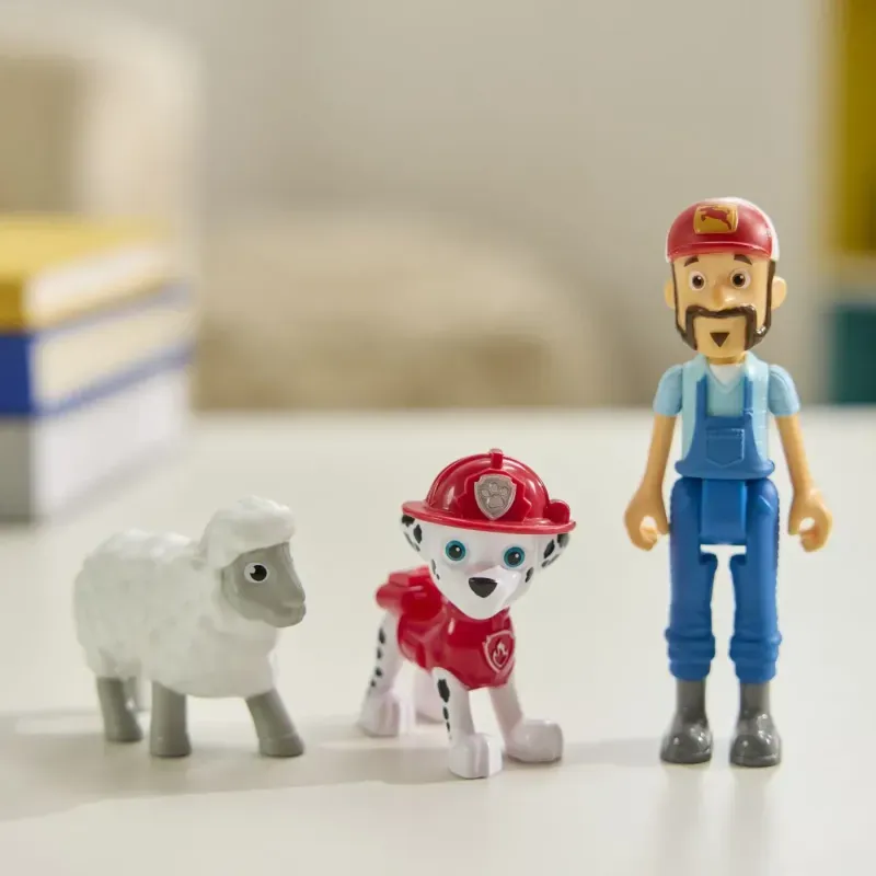 Jucarii, Copii si Bebe - Jucarii si jocuri - Figurine - Patrula Catelusilor Set 3 Figurine Marshall Si Fermierul Al - Infinity.ro