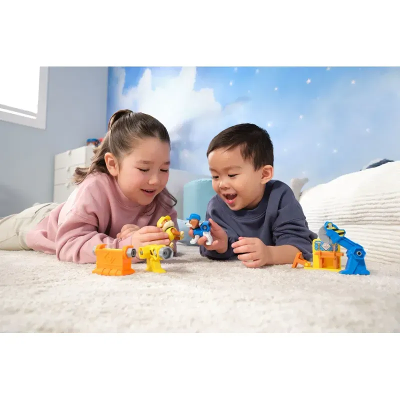 Jucarii, Copii si Bebe - Jucarii si jocuri - Figurine - Patrula Catelusilor Rubble Si Echipa Cu Unelte De Putere In Misiune - Infinity.ro