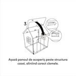 Jucarii, Copii si Bebe - Jucarii si jocuri - Jucarii de exterior - Casute si corturi copii - Casuta de Colorat din Carton pentru Copii – Doodle House | 3+ ani - Infinity.ro