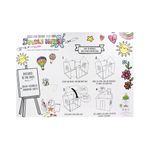 Jucarii, Copii si Bebe - Jucarii si jocuri - Jucarii de exterior - Casute si corturi copii - Casuta de Colorat din Carton pentru Copii – Doodle House | 3+ ani - Infinity.ro