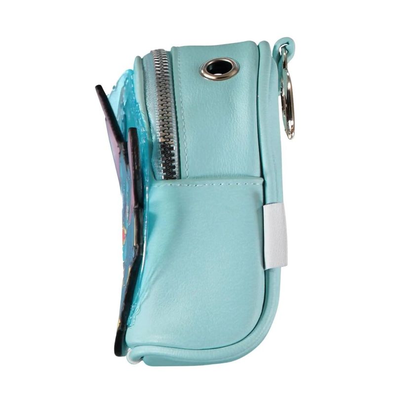 Fashion, accesorii si bijuterii - Copii - Accesorii copii - Genti si rucsacuri copii - Geanta micro, crossbody, Lilo & Stitch, design surf, lant metalic, 12x10x4 cm, brand Difuzed - Infinity.ro