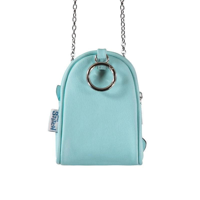 Fashion, accesorii si bijuterii - Copii - Accesorii copii - Genti si rucsacuri copii - Geanta micro, crossbody, Lilo & Stitch, design surf, lant metalic, 12x10x4 cm, brand Difuzed - Infinity.ro