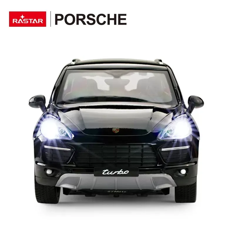 Jucarii, Copii si Bebe - Jucarii si jocuri - Vehicule si jucarii cu telecomanda - Masinute - Masina Cu Telecomanda Porsche Cayenne Turbo Negru Cu Scara 1 La 14 - Infinity.ro