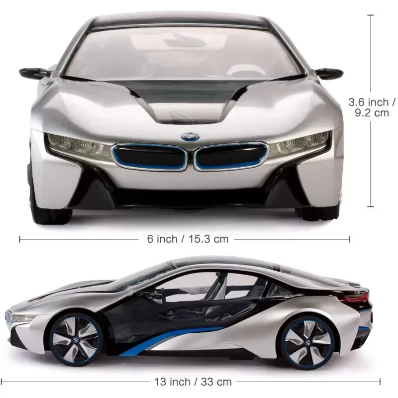 Jucarii, Copii si Bebe - Jucarii si jocuri - Vehicule si jucarii cu telecomanda - Masinute - Masina Cu Telecomanda Bmw I8 Scara 1 La 14 - Infinity.ro