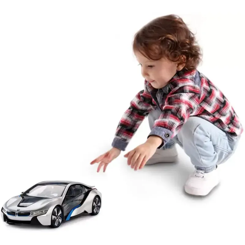 Jucarii, Copii si Bebe - Jucarii si jocuri - Vehicule si jucarii cu telecomanda - Masinute - Masina Cu Telecomanda Bmw I8 Scara 1 La 14 - Infinity.ro