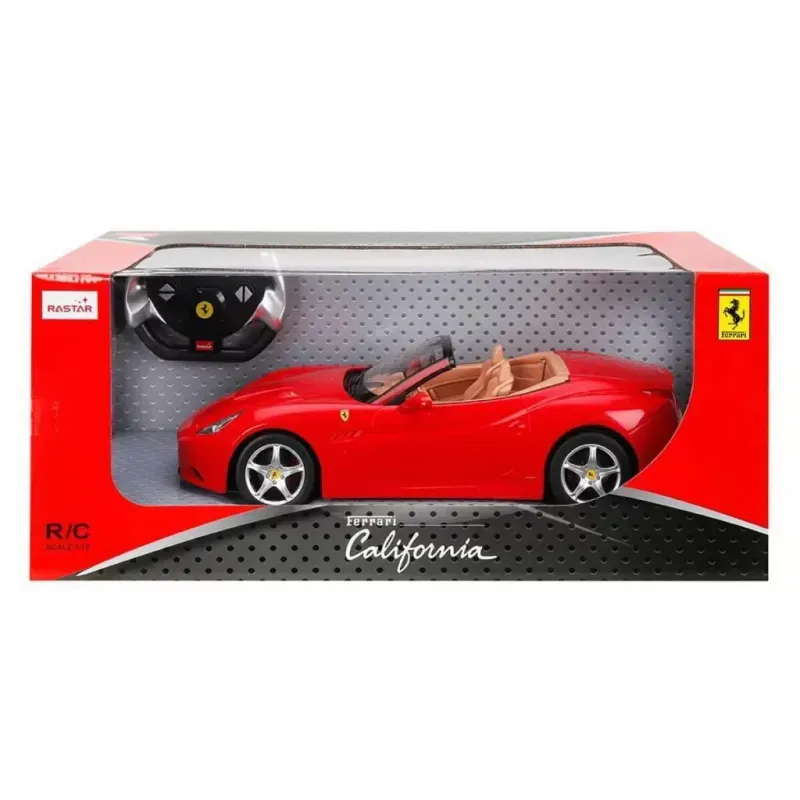 Jucarii, Copii si Bebe - Jucarii si jocuri - Vehicule si jucarii cu telecomanda - Masinute - Masina Cu Telecomanda Ferrari California Scara 1 La 12 - Infinity.ro